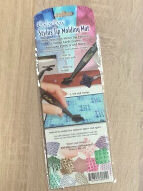 texture molding stamp mat rubber Clearsnap ColorBox craft tool clay scrapbook